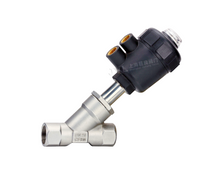 ANGLE SEAT VALVE - PNEUMATIC PLASTIC ACTUATOR