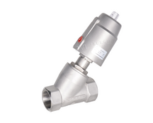 ANGLE SEAT VALVE - PNEUMATIC STAINLESS STEEL ACTUATOR