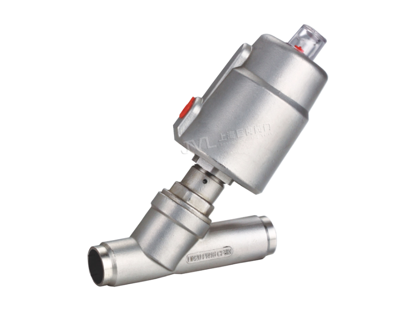 ANGLE SEAT VALVE - PNEUMATIC STAINLESS STEEL ACTUATOR