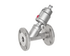 ANGLE SEAT VALVE - PNEUMATIC STAINLESS STEEL ACTUATOR