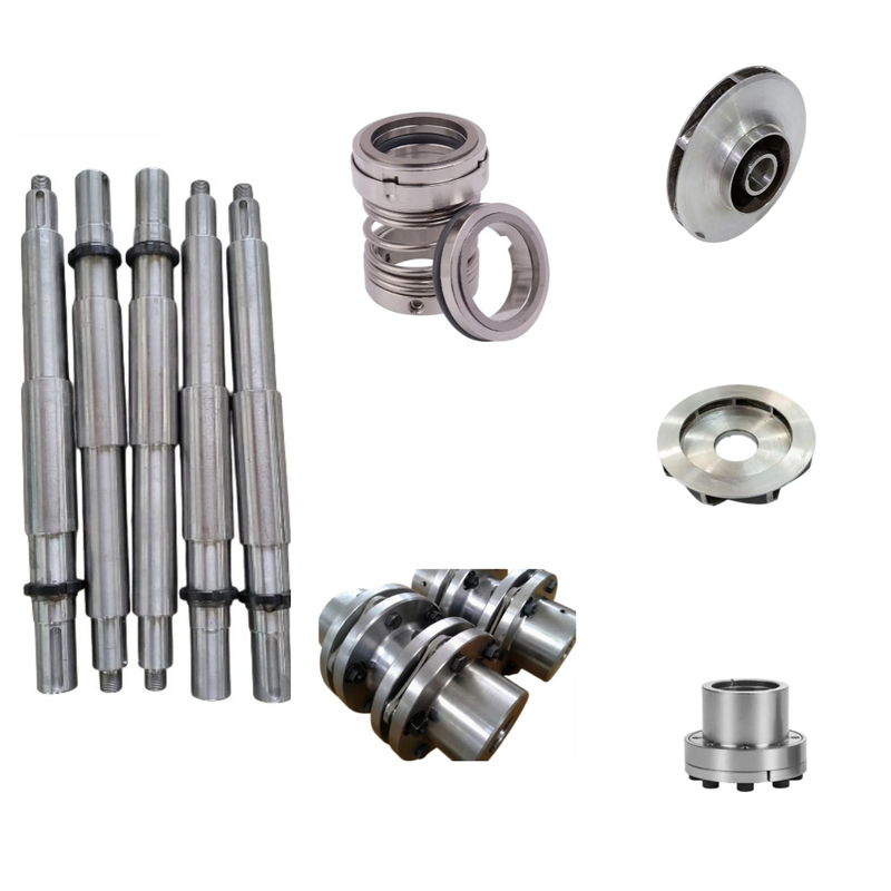 Common Pump Spare Parts with Standard Sizes